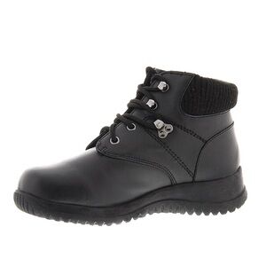 Wanderlust Boston Women's Black Leather Lace-Up Boots Size 9.5